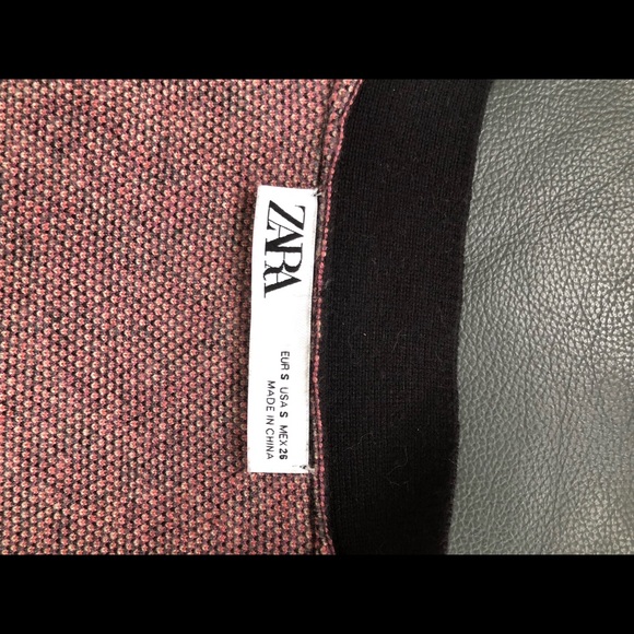 Zara long button down cardigan with cool floral pattern - Picture 3 of 3